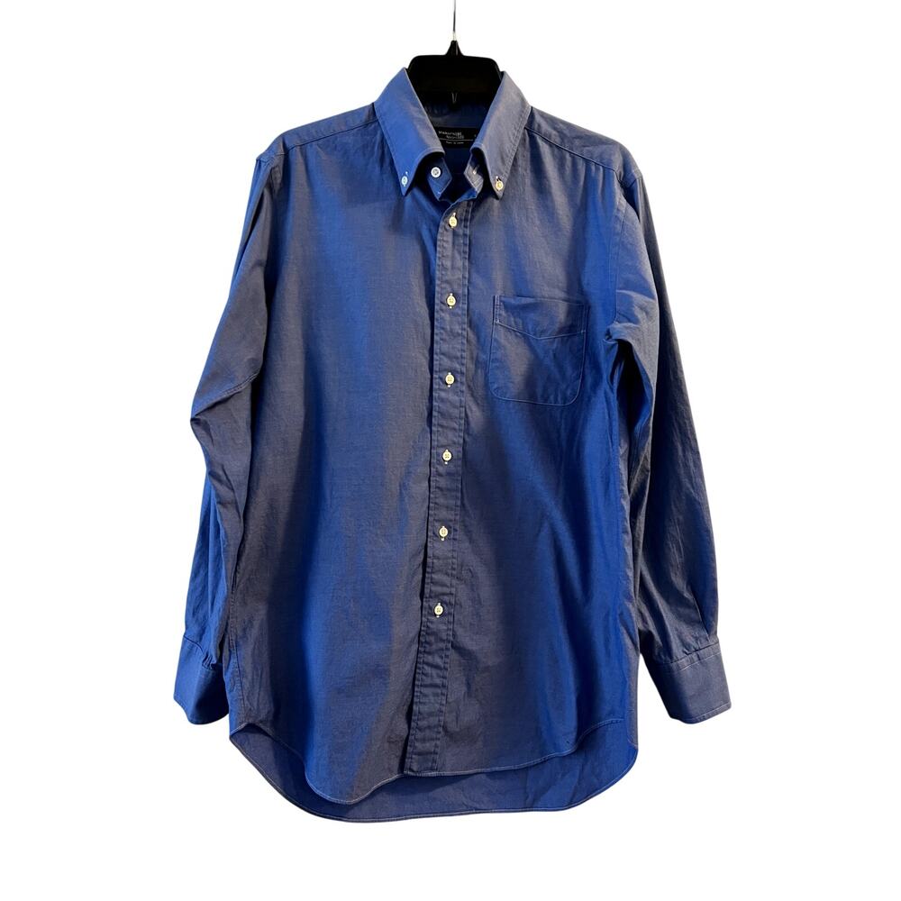 Kamakura Oxford Cloth Button down Makers Shirt- Blue 16
